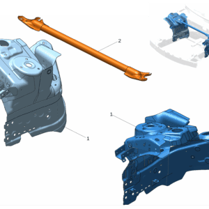 6608076305C15 / 6608127222C15 - Front Wheel Housing - For Zeekr 001 - JLL Auto Parts