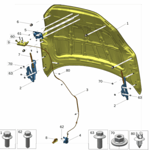 6608100858C15 - Hood - For Zeekr 001 - JLL Auto Parts