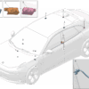 8889731561, 8889731573 - Rear Reading Lamp (Left/Right) - For Zeekr 001 - JLL Auto Parts
