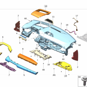 8889899592EA0 - Instrument Panel (IP) / Dashboard - For Zeekr 001 - JLL Auto Parts