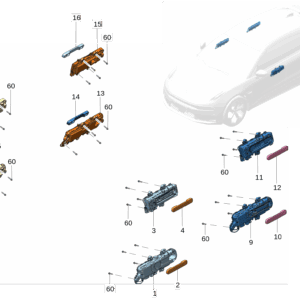 8890798384 - Outer Handle Bracket (Left) - For Zeekr 001 - JLL Auto Parts