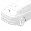 8890924187, 8890924179 - Rear Wheel Arch Cover - For Zeekr 001 - JLL Auto Parts