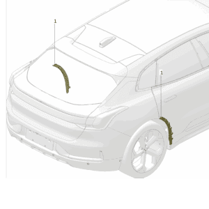 8890924187, 8890924179 - Rear Wheel Arch Cover - For Zeekr 001 - JLL Auto Parts