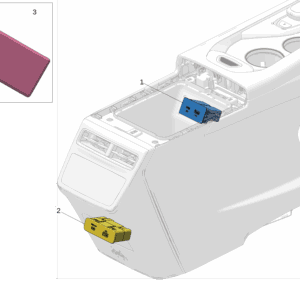 8891243320BA0, 8891243310BA0 - Front USB Hub / Rear USB Hub - For Zeekr 001 - JLL Auto Parts