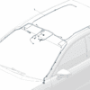 8892468637 - Headliner Wiring Harness - For Zeekr 001 - JLL Auto Parts