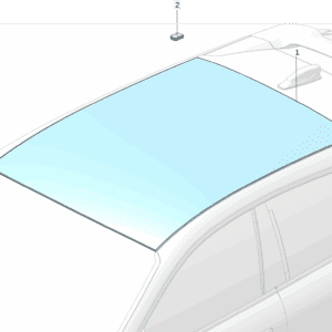 8892699110 - Fixed Panoramic Sunroof Glass - For Zeekr 001 - JLL Auto Parts