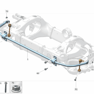 8892866098 - Rear Anti-roll Bar - For Zeekr 001 - JLL Auto Parts