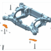 8893171949 - Rear Subframe - For Zeekr 001 - JLL Auto Parts