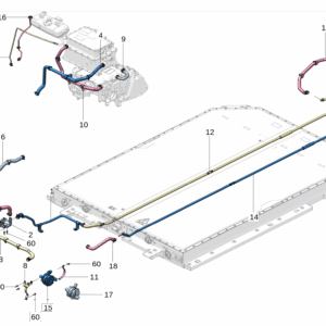 6600139207 Motor Water Outlet Pipe For ZEEKR 009
