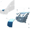 6608003085 6608003086 Cornering Lamp Right Cornering Lamp Left For Zeekr 009 - JLL Auto Parts