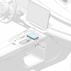 6608017285 Wireless Charging Pad (WPC) For ZEEKR 009 - JLL Auto Parts