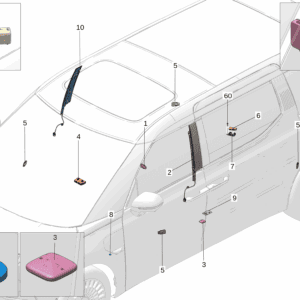 6608026819 Passive Entry Antenna (or Keyless Vehicle Antenna) For ZEEKR 009 - JLL Auto Parts