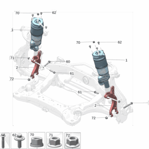 6608056121 Front Air Spring and Shock Absorber Assembly Left For Zeekr 009 - JLL Auto Parts