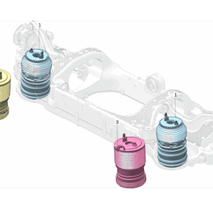 6608056127 6608056128 Rear Air Spring Left Rear Air Spring Right For Zeekr 009 - JLL Auto Parts
