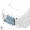 6608071736 Active Grille Shutter For Zeekr 009 - JLL Auto Parts