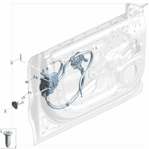 6608080029 Front Door Lock Right For ZEEKR 7X - JLL Auto Parts