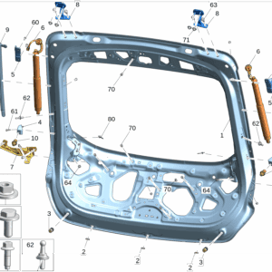 6608177654C15 Liftgate / Tailgate For ZEEKR 7X - JLL Auto Parts