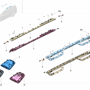 8889338766LA2 Overhead Console (OHC) For Zeekr 009 - JLL Auto Parts