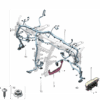 8889783449 Instrument Panel (IP) Wire Harness For Zeekr 009 - JLL Auto Parts
