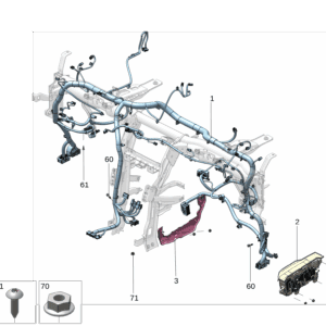 8889783449 Instrument Panel (IP) Wire Harness For Zeekr 009 - JLL Auto Parts