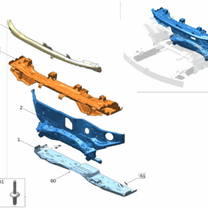 8890522676C15 Dash Lower Panel For Zeekr 009 - JLL Auto Parts