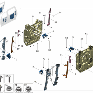 8890537136 Front Window Regulator Left For Zeekr 009 - JLL Auto Parts