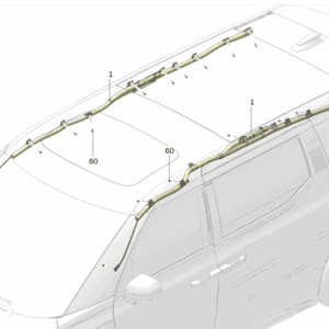 8890573062 Side Curtain Airbag Right For Zeekr 009 - JLL Auto Parts
