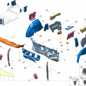8890574297LA2 Dash Insulator For Zeekr 009 - JLL Auto Parts
