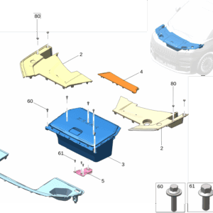8891852846 Engine Compartment Front Cover For Zeekr 009 - JLL Auto Parts
