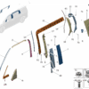 8892139563 8891071602 Front B-Pillar Trim Left Front B-Pillar Trim Right For Zeekr 009 - JLL Auto Parts
