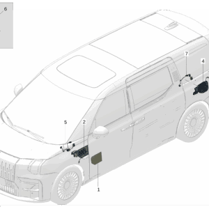 8892280470 Charge Port Door For Zeekr 009 - JLL Auto Parts