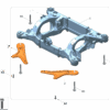 8893171958 Rear Subframe For Zeekr 009 - JLL Auto Parts