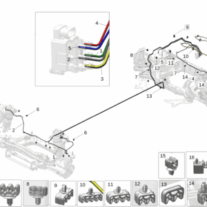 8894805163 Front Air Spring Air Line Left For Zeekr 009 - JLL Auto Parts