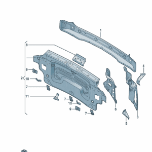 10A813309-Rear End Panel - For Volkswagen ID.3 | SKU: 10A813309
