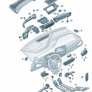 10D819703-Air Vent - For Volkswagen ID.3 | SKU: 10D819703