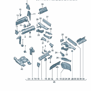1EA803092E-Longitudinal Member and Reinforcement - For Volkswagen ID.3 | SKU: 1EA803092E