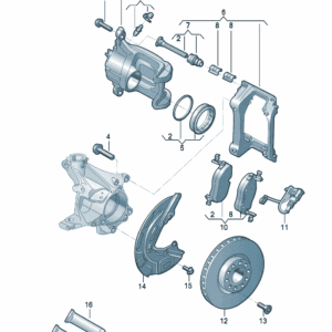 1ED 615 123 B-Brake Caliper Housing - For Volkswagen ID.3 | SKU: 1ED 615 123 B
