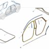 6600142351 Engine Compartment Front Seal For ZEEKR 7X - JLL Auto Parts