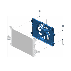 6600160199 Fan Assembly For ZEEKR X