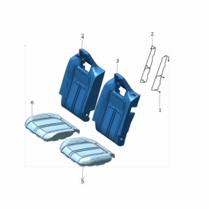 6608009448 Backrest Foam Support For ZEEKR X - JLL Auto Parts
