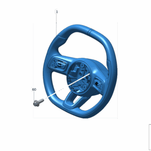 6608016134LA2 Steering Wheel For ZEEKR 7X - JLL Auto Parts