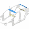 6608050007C15 Roof Front Cross Member Upper Panel For ZEEKR X - JLL Auto Parts