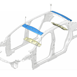 6608050007C15 Roof Front Cross Member Upper Panel For ZEEKR X