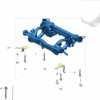 6608051351 Rear Subframe For ZEEKR X - JLL Auto Parts