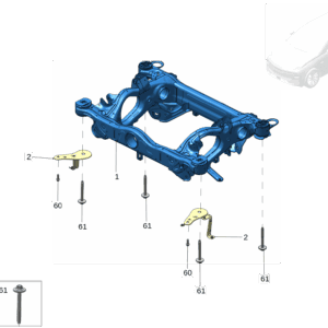 6608051351 Rear Subframe For ZEEKR X