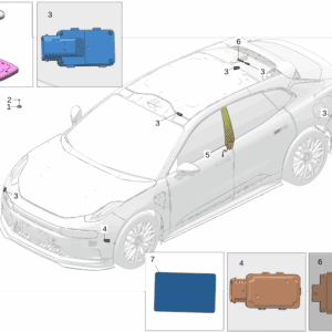 6608079911WA1 Remote Key / Key Fob For ZEEKR 7X - JLL Auto Parts