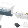 6608081202WA1 Glove Box / Glove Compartment For ZEEKR 7X - JLL Auto Parts