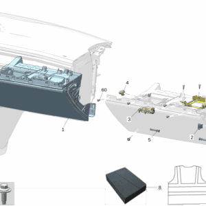 6608081202WA1 Glove Box / Glove Compartment For ZEEKR 7X - JLL Auto Parts
