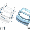 6608084183C15 Tailgate For ZEEKR X - JLL Auto Parts
