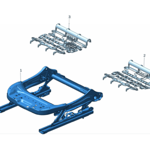 6608096750 Front Seat Cushion Frame, Left For ZEEKR X - JLL Auto Parts